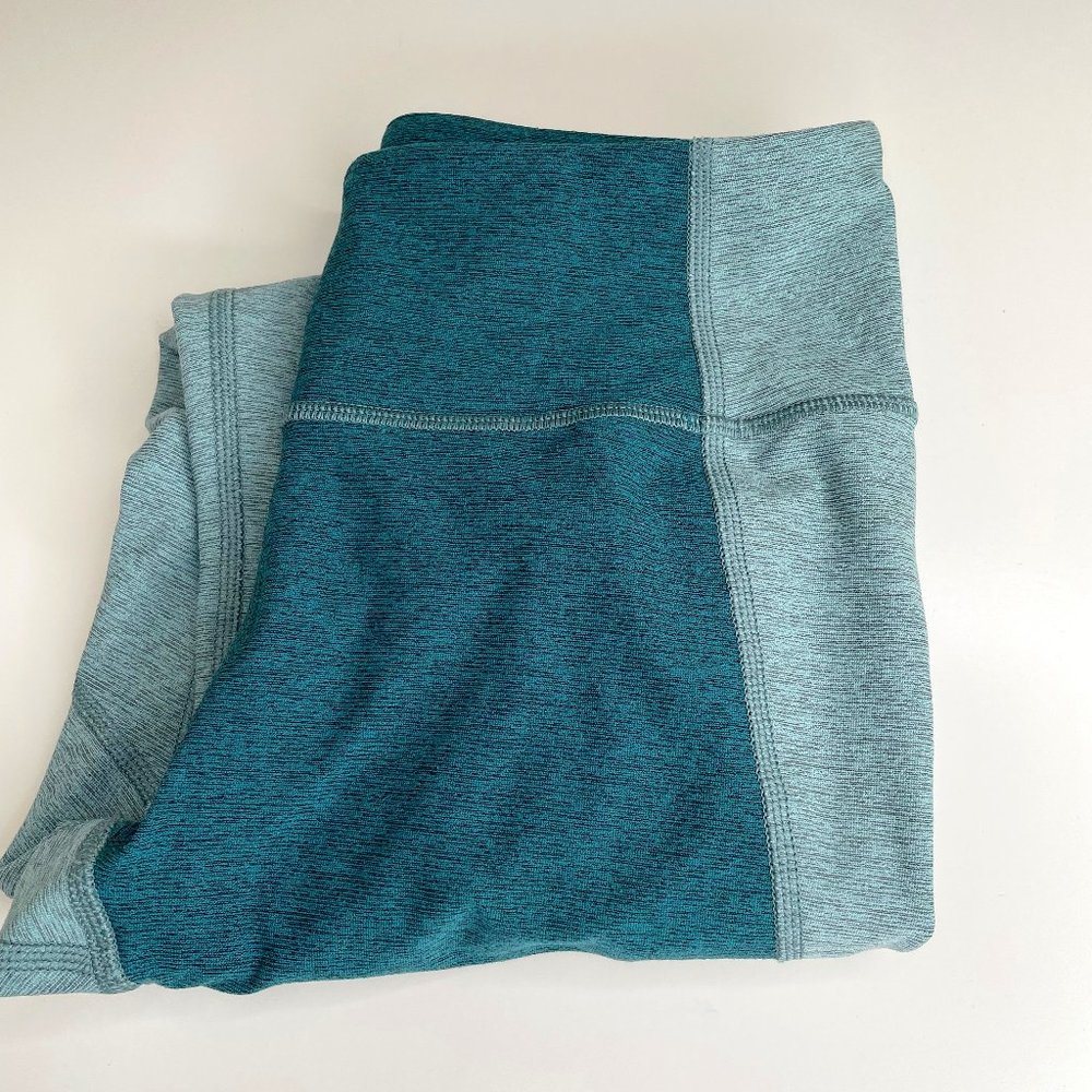 Outdoor Voices X Madewell Colorblock Teal Turquoise Legging Tight